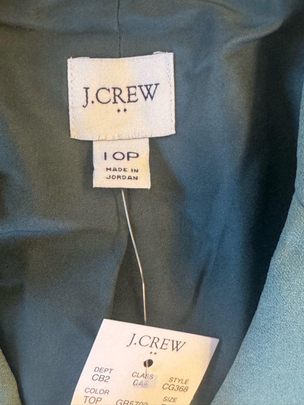 New w Tags J. Crew Seafoam Celery Sage Celadon Green Schoolboy Blazer 10P - Picture 3 of 6